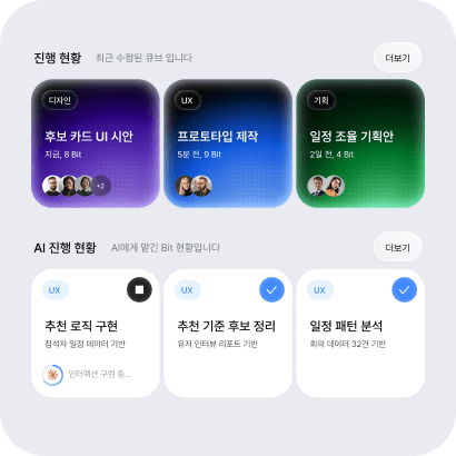 진행 중인 Cube와 AI Bit